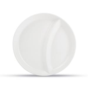 Divider plate 22,5cm 2 curved parts white Care