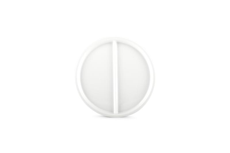 Divider plate 22,5cm 2 parts white Care