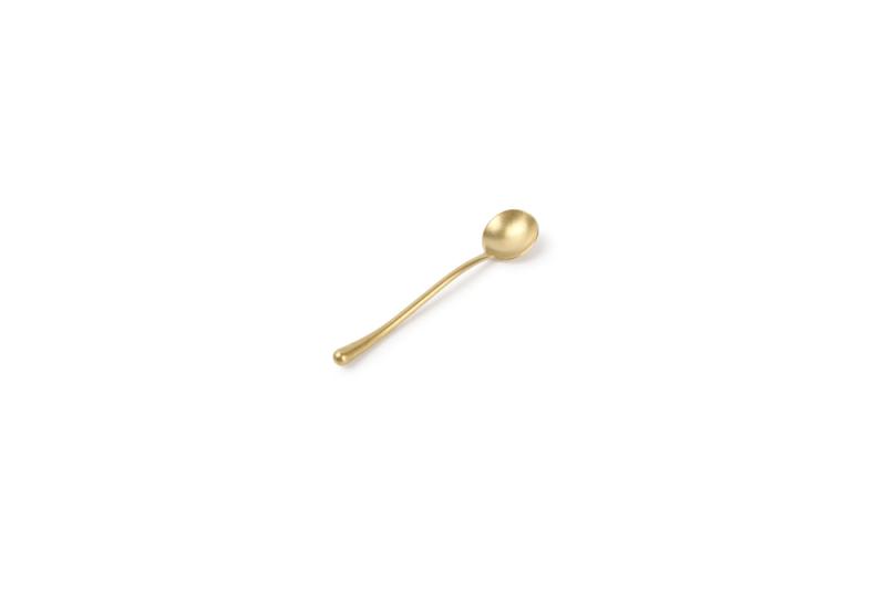 Tea spoon matte gold Revive - set/6