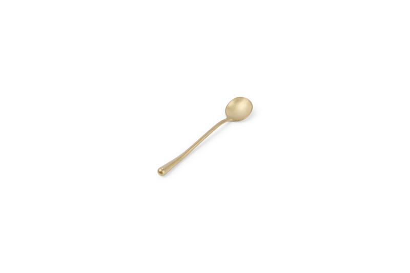 Mocha spoon matte gold Revive - set/6