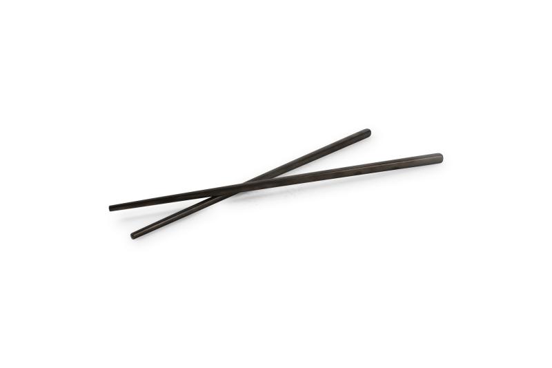 Chopstick matte black Helix - set/6
