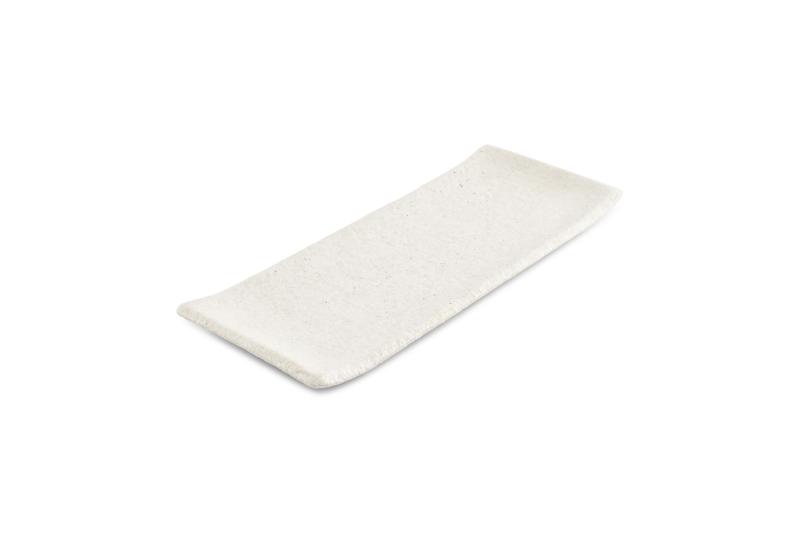 Serving dish 29x12xH2cm chalk white Calca