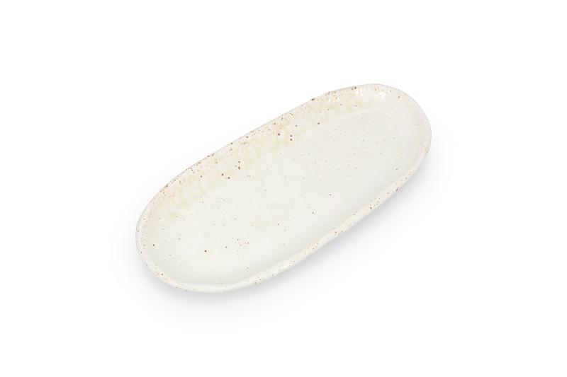 Serving dish 33x15cm beige Vita