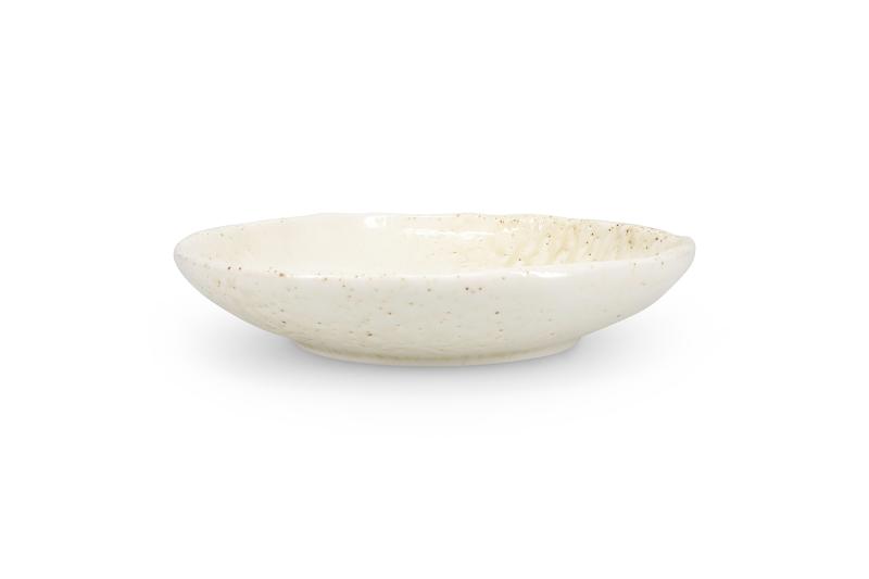 Bowl 25,5xH5cm beige Vita