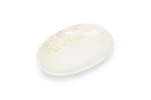 Bowl 27,5x19,5xH5cm beige Vita