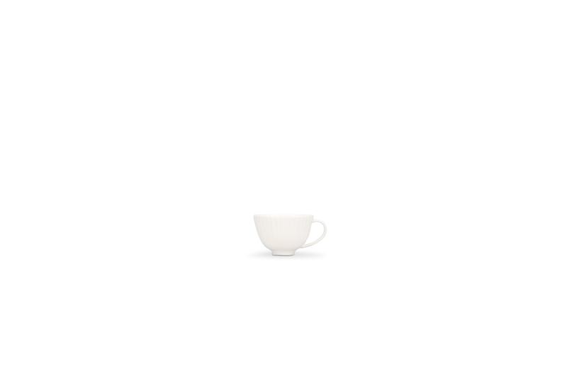 Mocha cup 11,5cl white Bloom