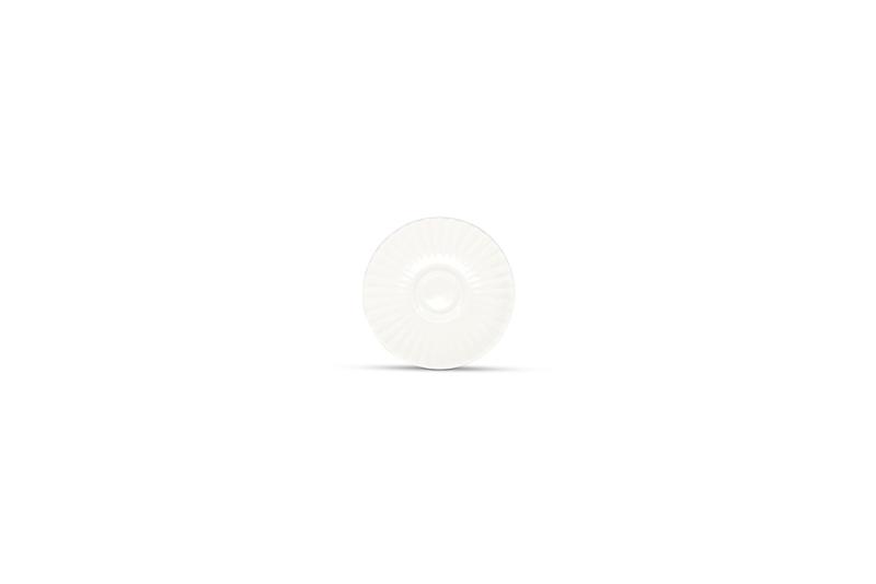 Mocha saucer 12cm white Bloom