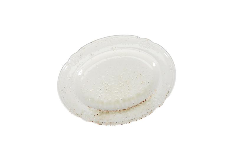 Serving dish 32,5x24cm beige Seance