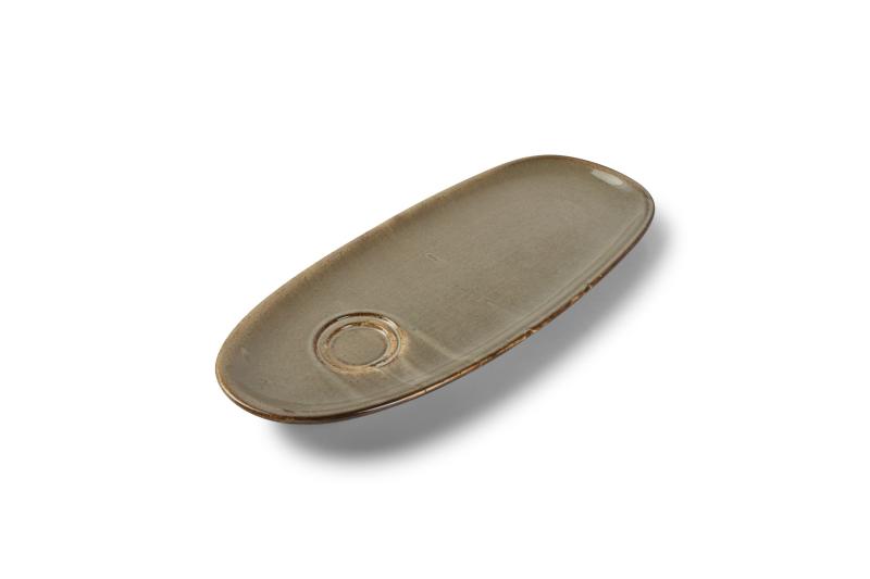 Saucer 35x15cm universal grey Ceres