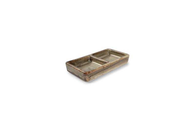 Serving dish 12x6cm grey Ceres