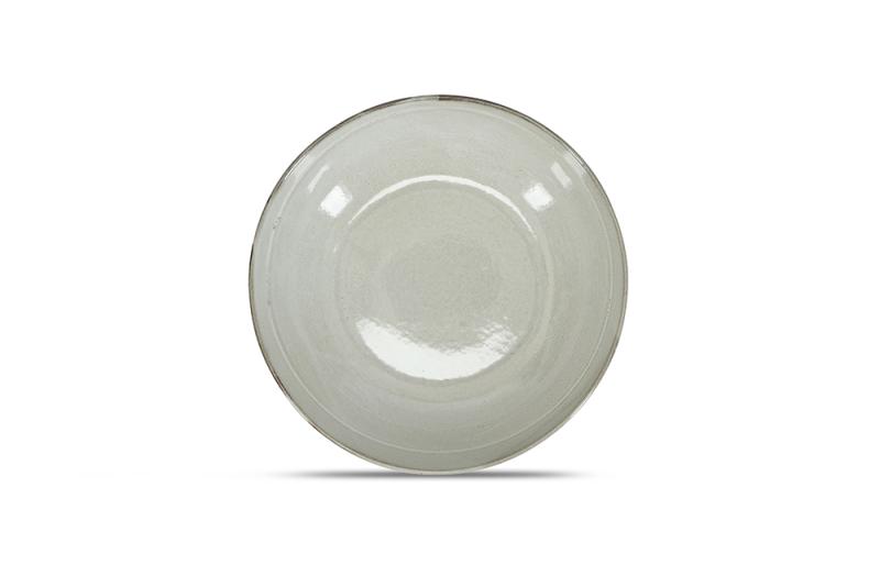 Serving dish 30,5xH7,5cm grey Ceres