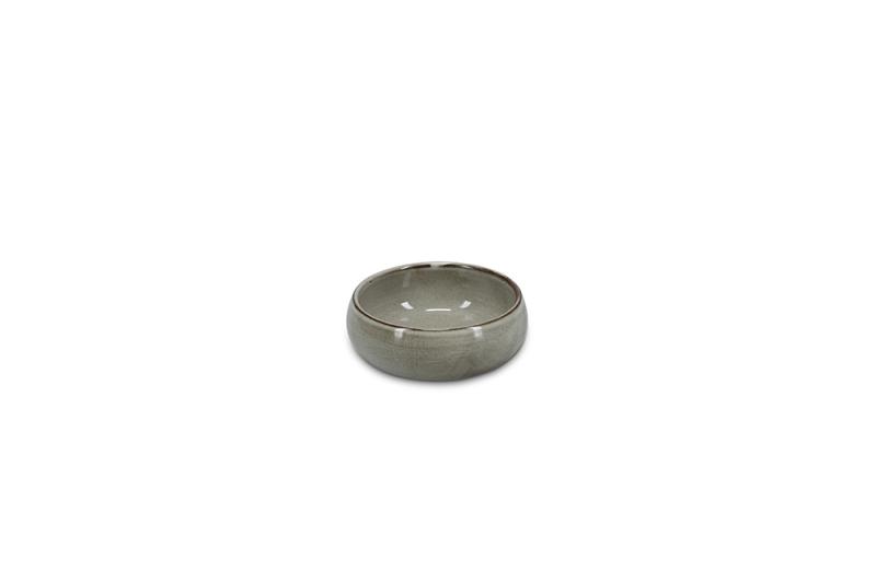 Bowl 12xH5cm spherical grey Ceres