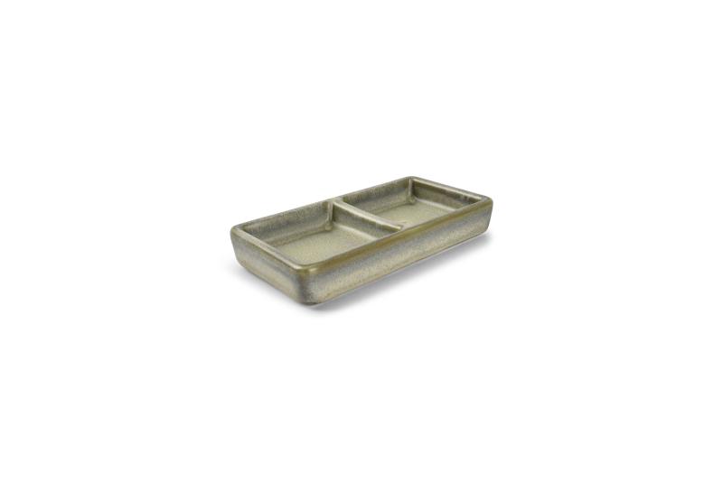 Serving dish 12x6cm green Usko