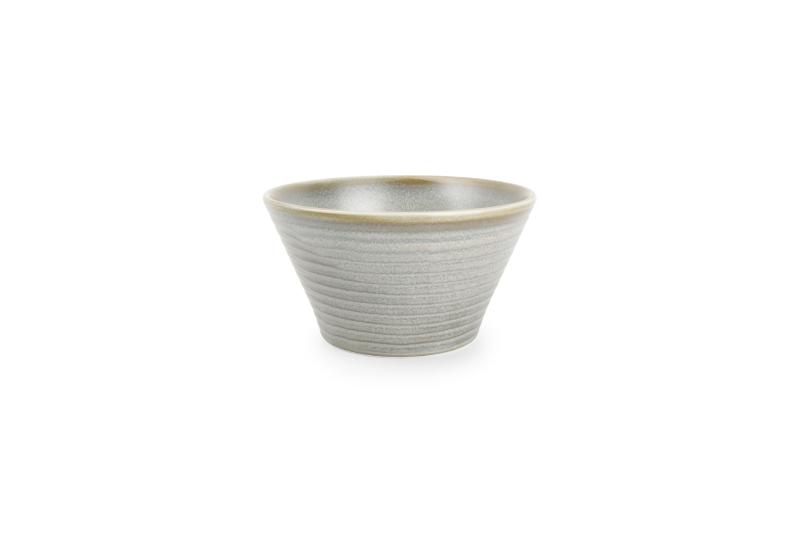 Bowl 15xH8cm conical green Line