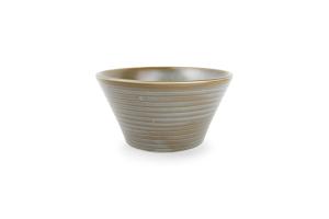 Bowl 18xH9cm conical green Line