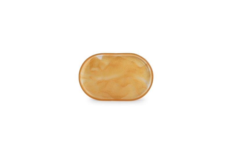 Plate 14,5x22,5xH1,5cm gold Folia - Utgående
