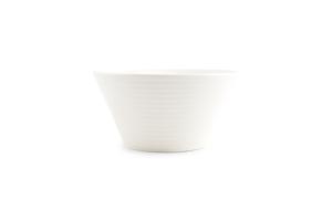 Bowl 21,5xH11cm conical white Line