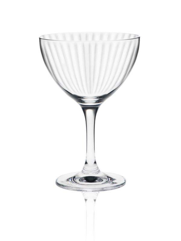 Martini/Saucer with Optic 25cl