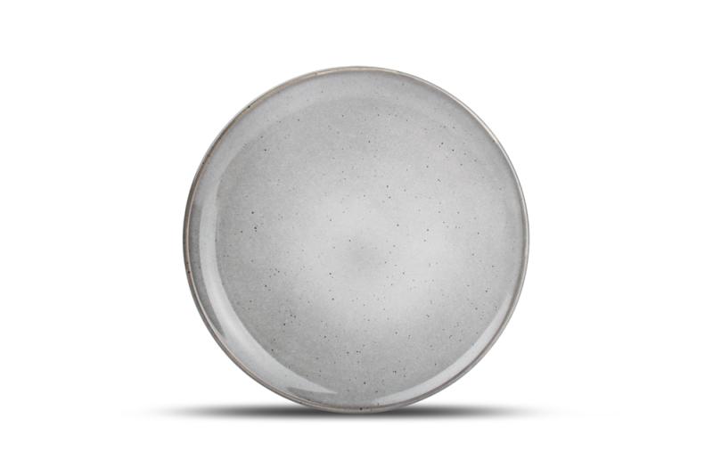 Plate 26cm grey Freckles
