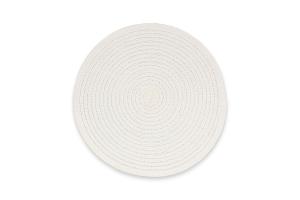 Placemat 36cm round white Nala