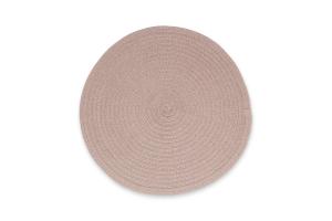 Placemat 36cm round taupe Nala