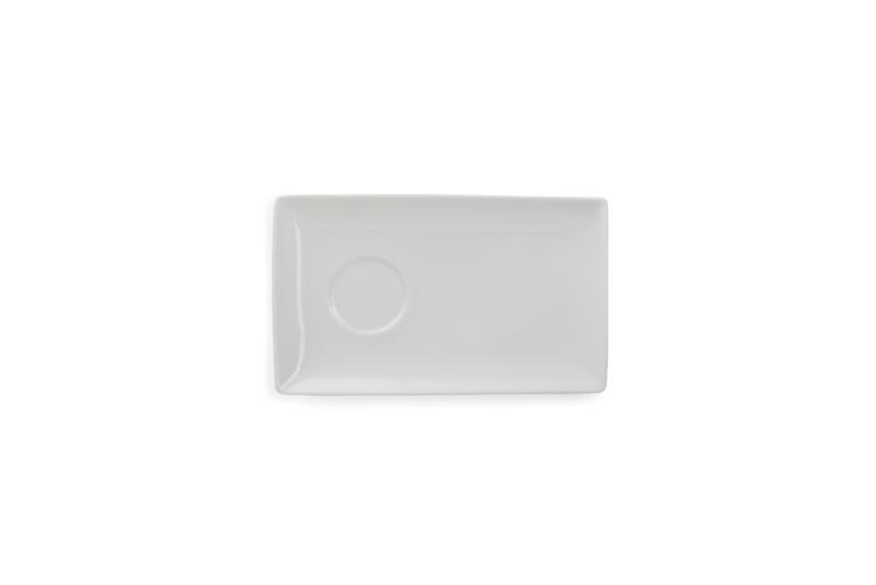 Saucer 20x12cm white Squito