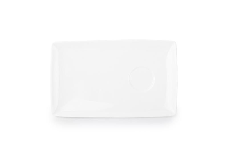 Mocha saucer 17x10cm white Squito