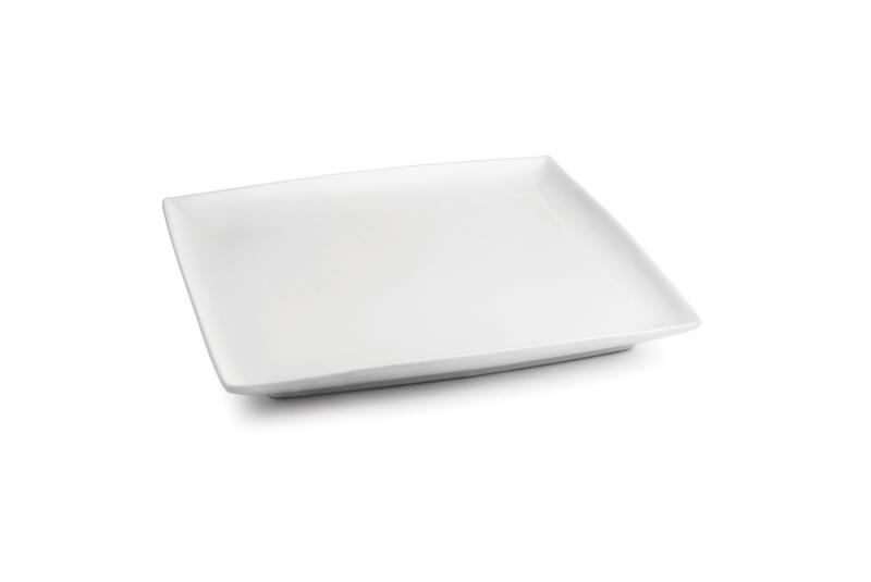 Plate 16x16cm white Squito