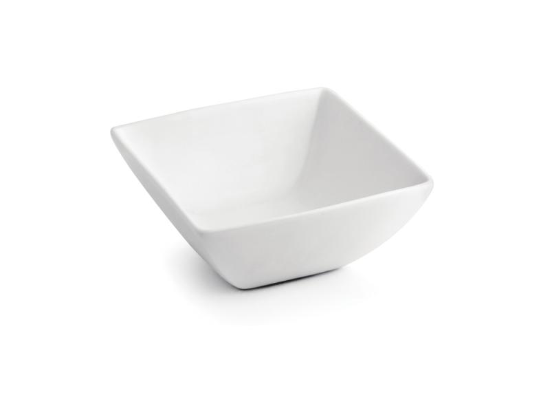 Bowl 23xH9cm white Squito