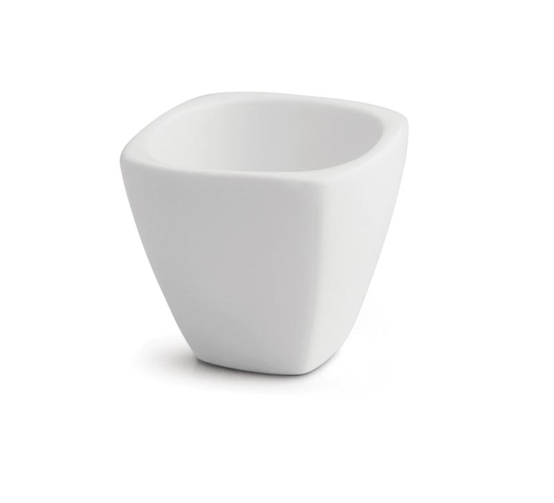Egg cup 5xH5cm white Squito