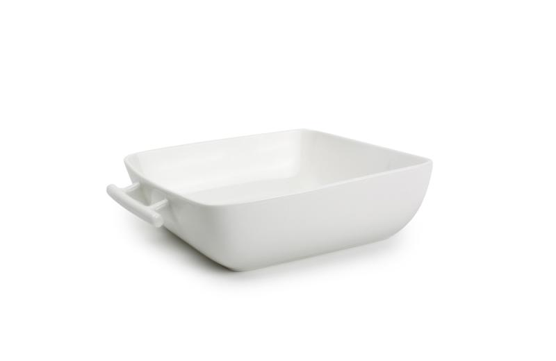 Baking dish 19x19xH5,5cm white Squito