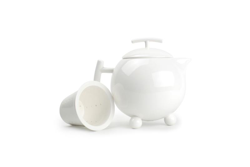 Teapot 100cl white Squito
