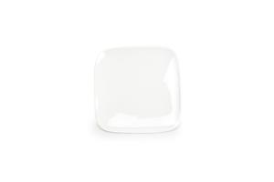 Plate 17x17cm white Match