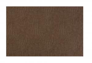 Placemat 45x30cm leather look brown Layer