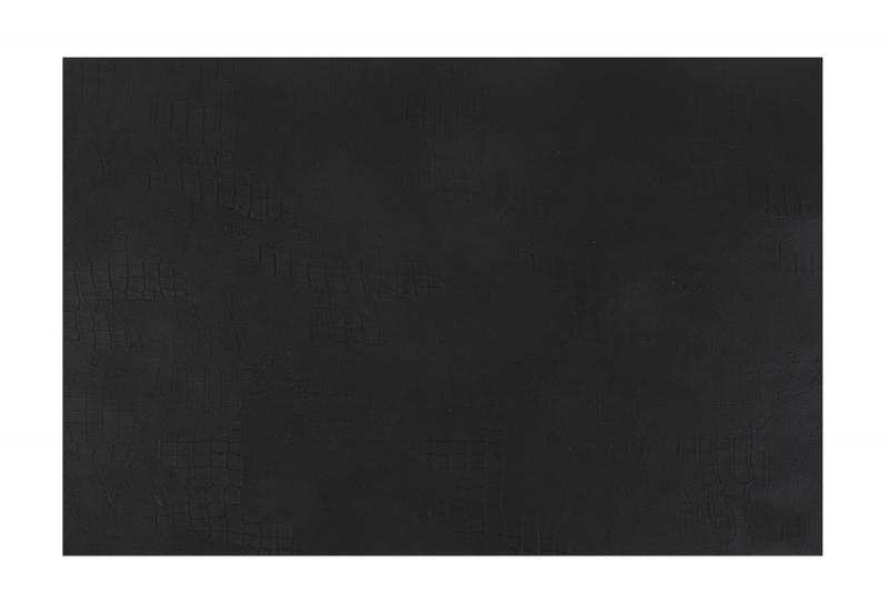 Placemat 45x30cm leather look black Layer
