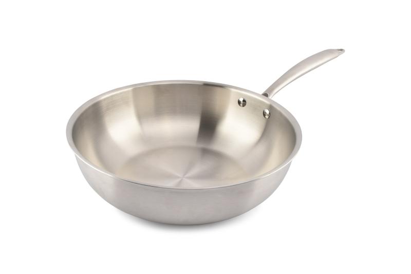 Wok pan 29,5xH8,5cm Chef