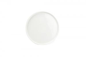 Plate 26,5xH2cm white Gusto