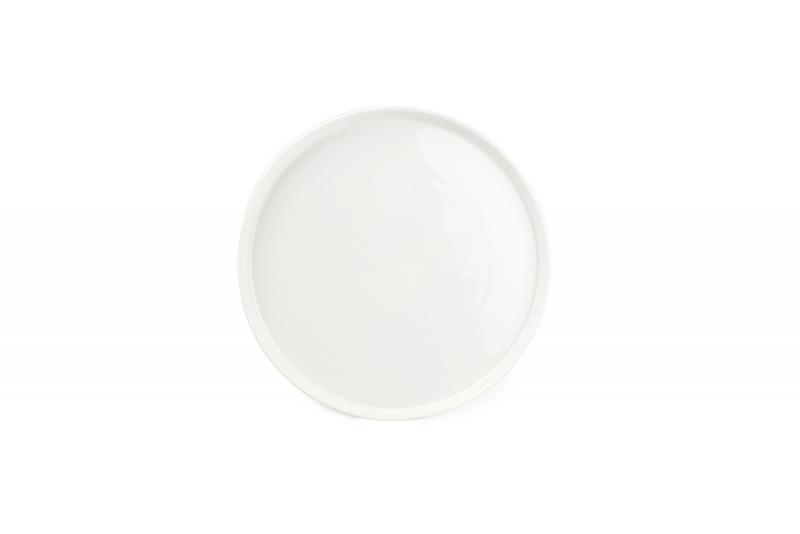 Plate 22,5xH2cm white Gusto