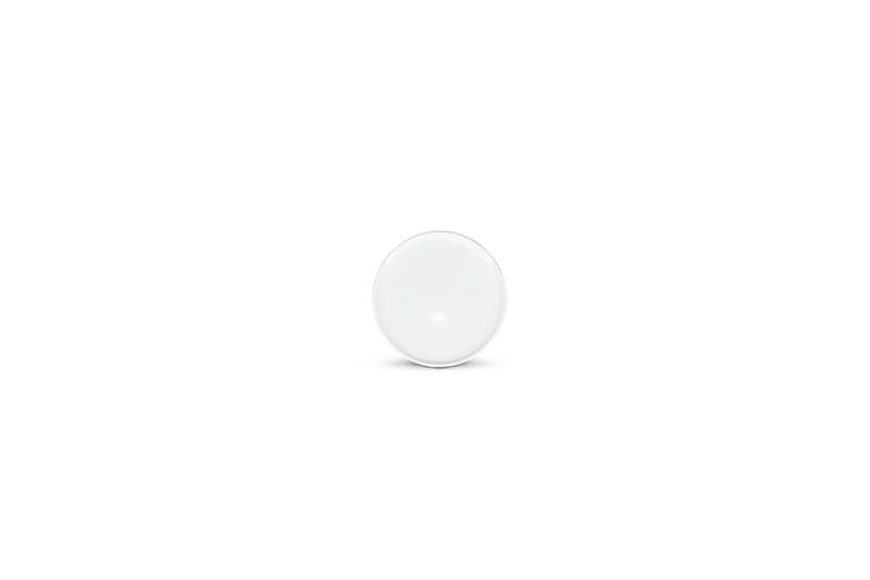 Plate 12cm low rim white Gusto