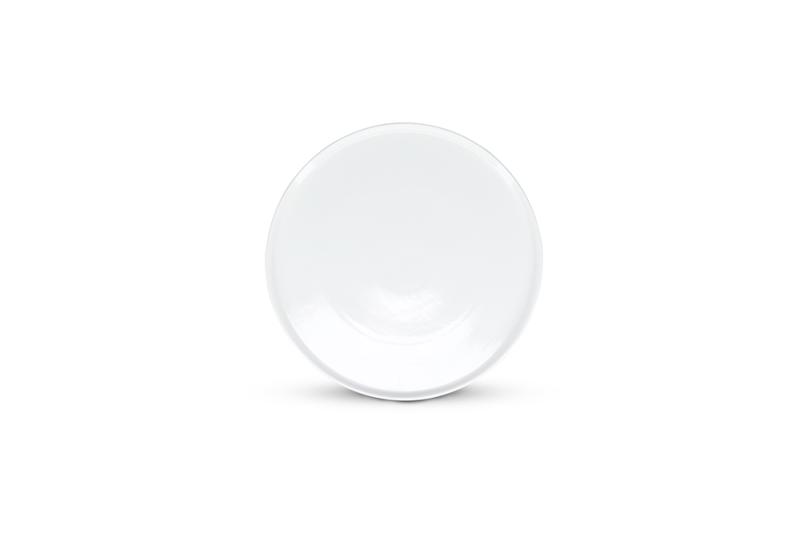 Plate 26,5cm low rim white Gusto