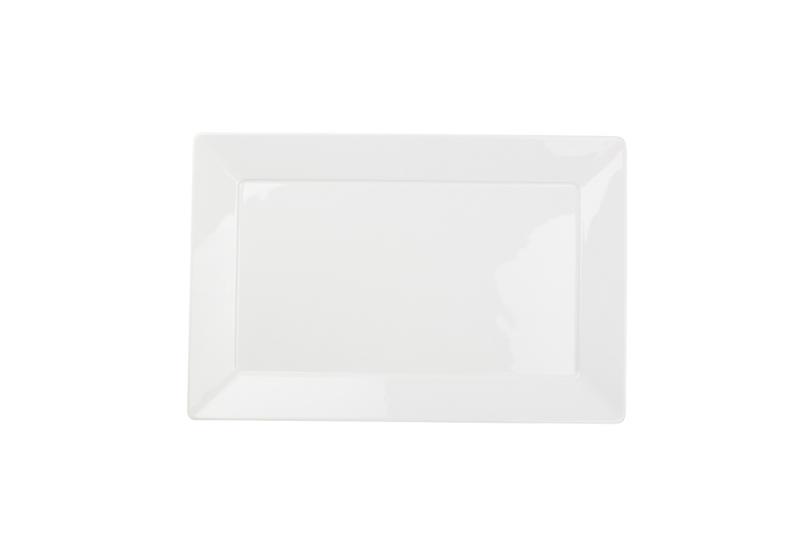 Serving dish 33,5x22cm white Silht