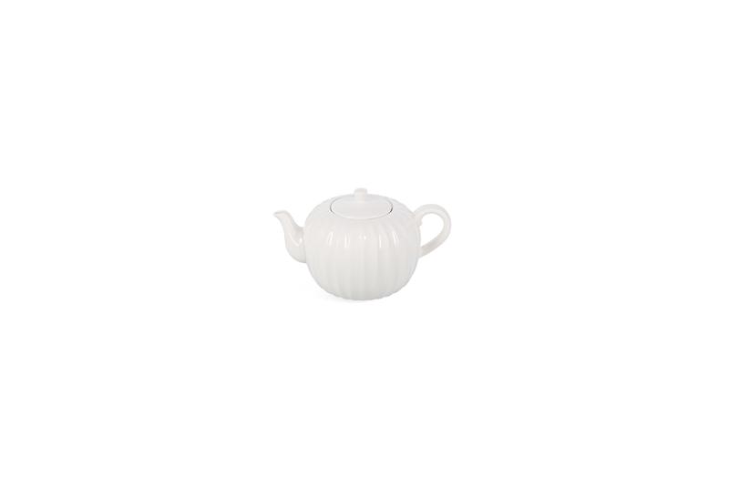 Teapot 58cl porcelain ribbed Termo