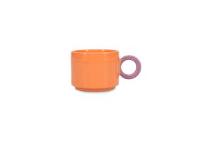 Mug 28cl orange/purple Lou
