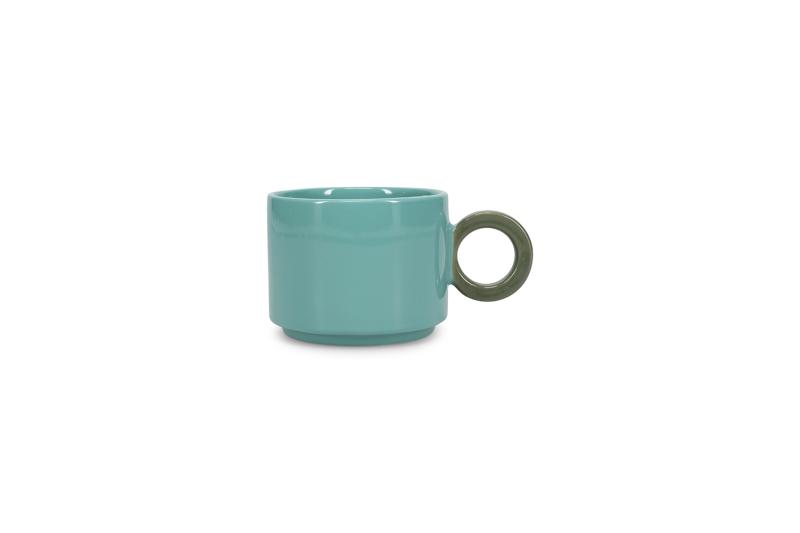 Mug 28cl blue/green Lou