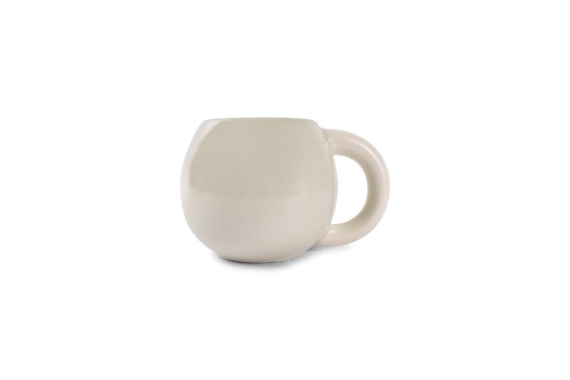 Mug 33cl round grey Lola