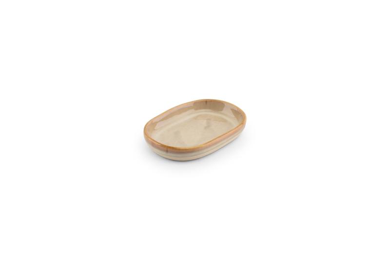 Baking dish 13x9xH2cm beige Oven