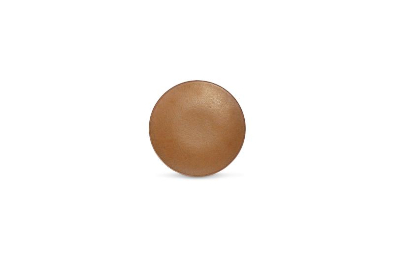 Plate 16cm dark brown Ovio