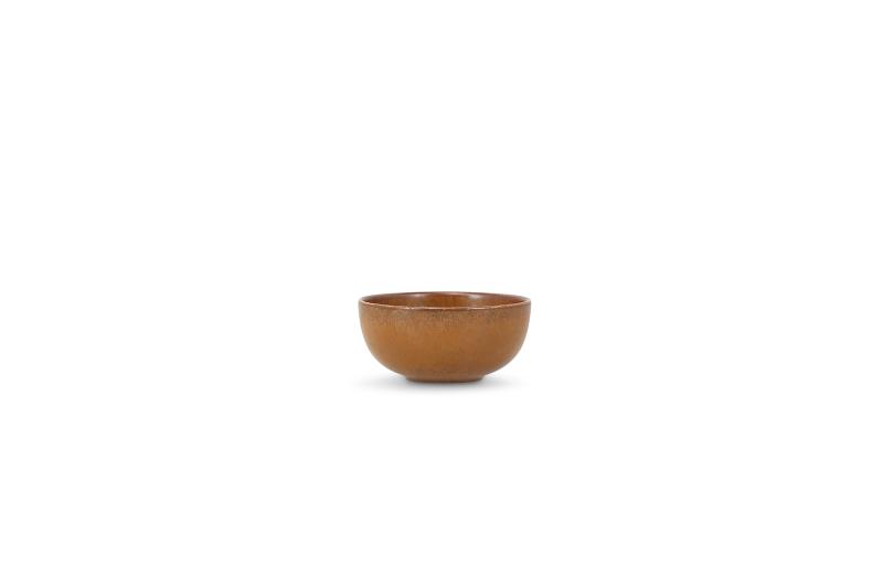 Bowl 10xH4,5cm dark brown Ovio