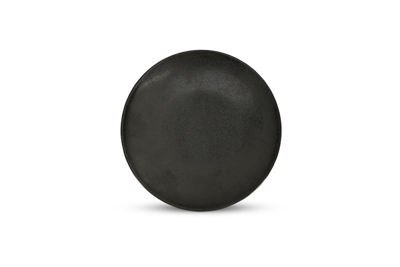 Plate 27cm black Ovio