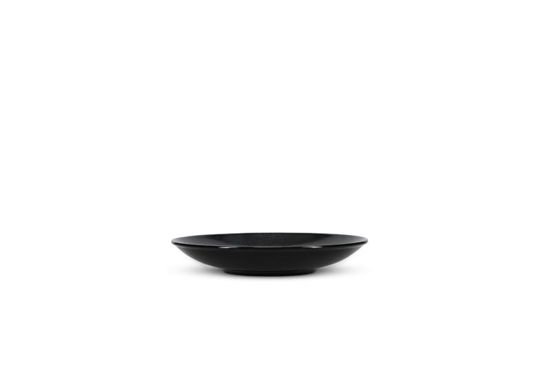 Bowl 25,5xH4,5cm black Ovio